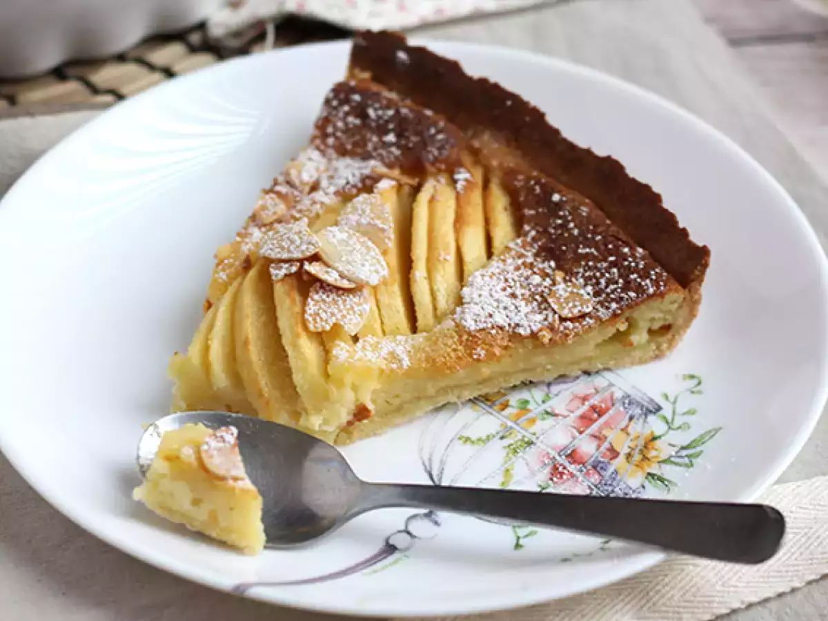 Κέικ μήλου και αμυγδάλου (Tarte normande) - φωτογραφία 7