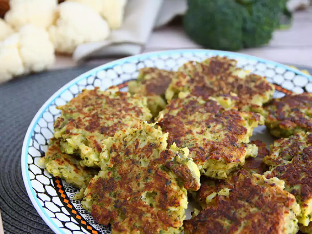 Κουνουπίδι με κάρυ και μπρόκολο patties - φωτογραφία 4