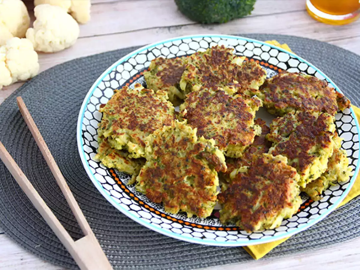 Κουνουπίδι με κάρυ και μπρόκολο patties - φωτογραφία 5
