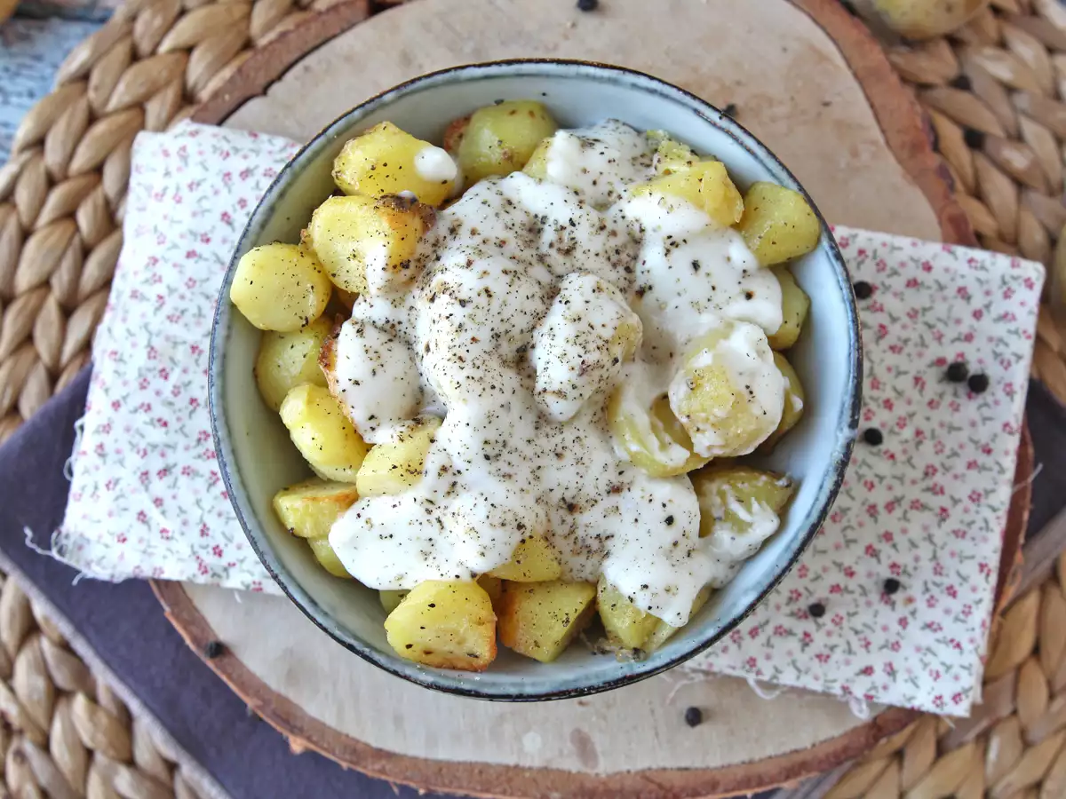 Κρεμώδεις ψητές πατάτες cacio e pepe: το εύκολο συνοδευτικό πιάτο που τρελαίνει τους πάντες! - φωτογραφία 6