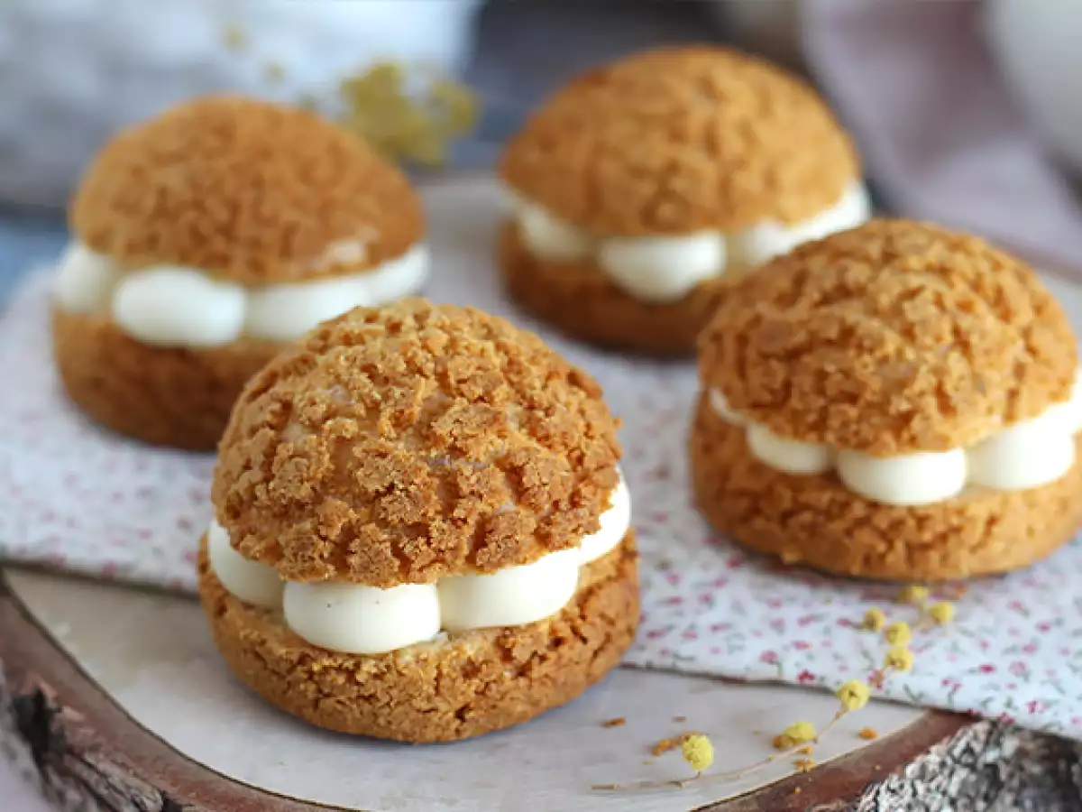Κρέμα βανίλιας κρέμα cracker puffs - φωτογραφία 2