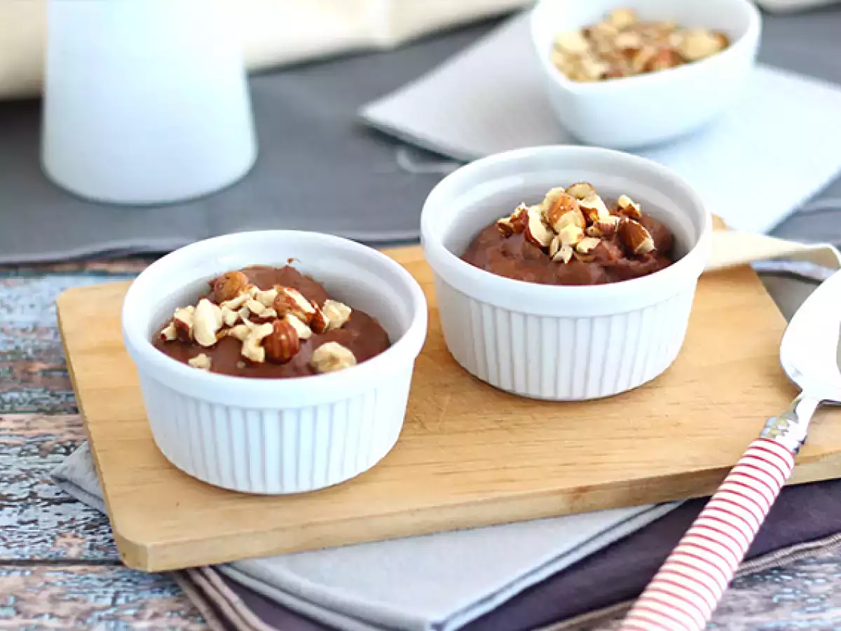 Κρέμες φουντουκιού (επιδόρπιο vegan και χωρίς γλουτένη) - φωτογραφία 2