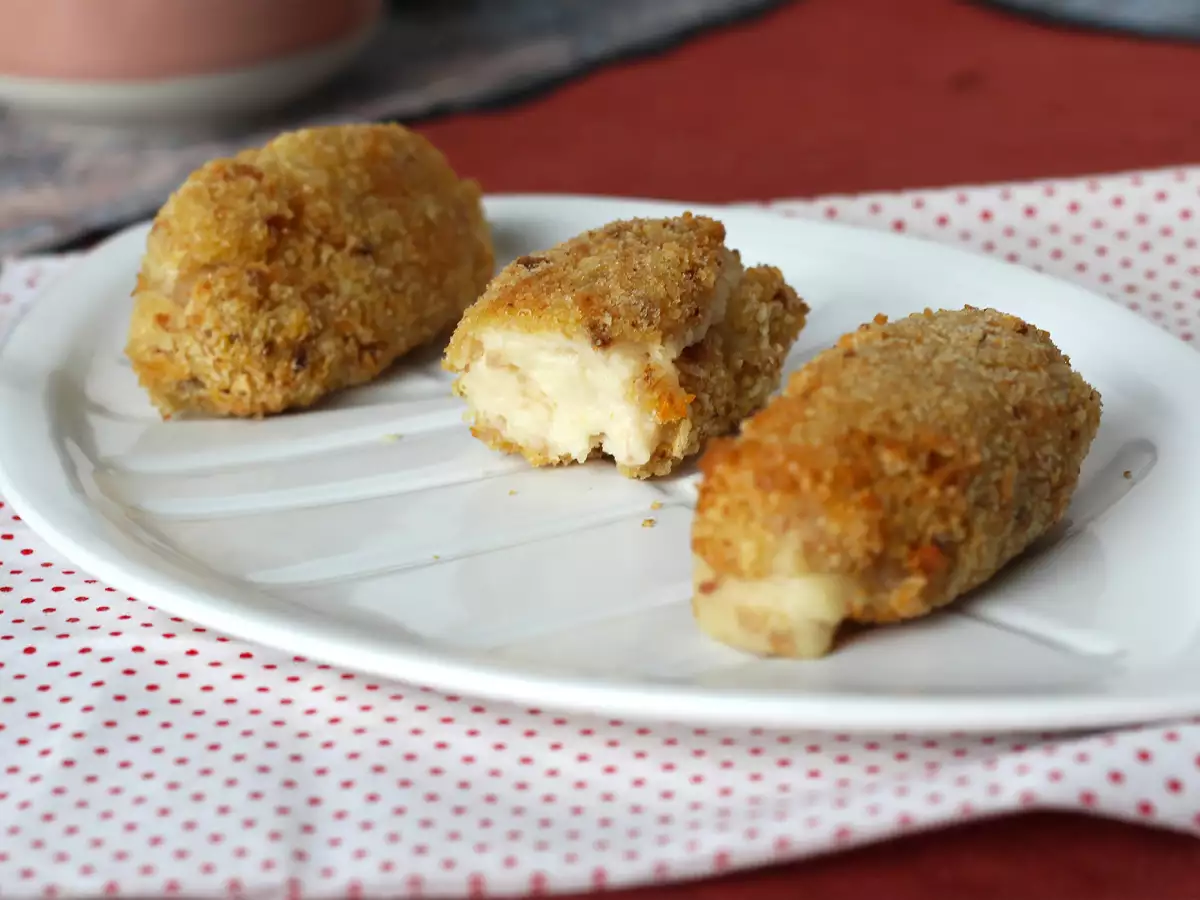 Κροκέτες ζαμπόν με φριτέζα αέρος: λίγο λάδι, αλλά τραγανές όπως πάντα! - φωτογραφία 6