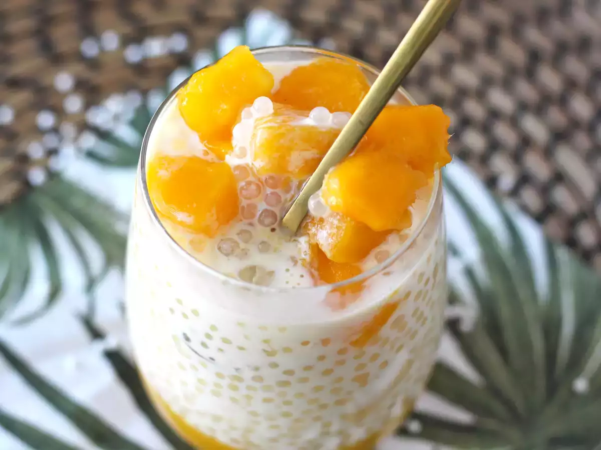 Mango sago, το ασιατικό επιδόρπιο με ταπιόκα και μάνγκο που κατακτά με την απλότητά του. - φωτογραφία 2