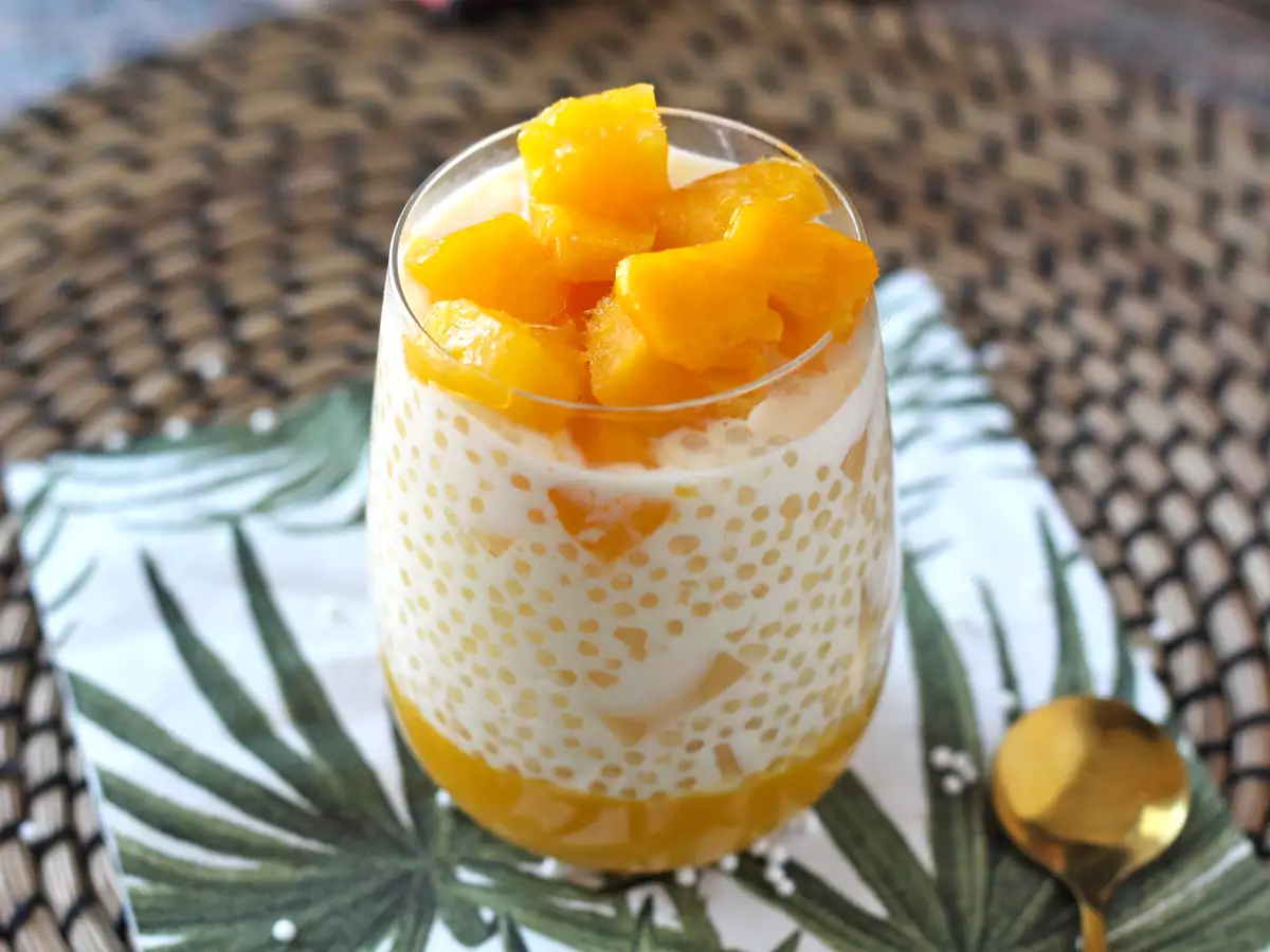 Mango sago, το ασιατικό επιδόρπιο με ταπιόκα και μάνγκο που κατακτά με την απλότητά του. - φωτογραφία 4