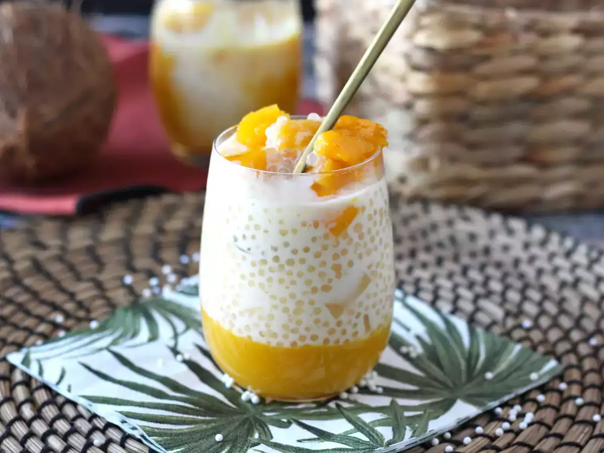 Mango sago, το ασιατικό επιδόρπιο με ταπιόκα και μάνγκο που κατακτά με την απλότητά του. - φωτογραφία 5