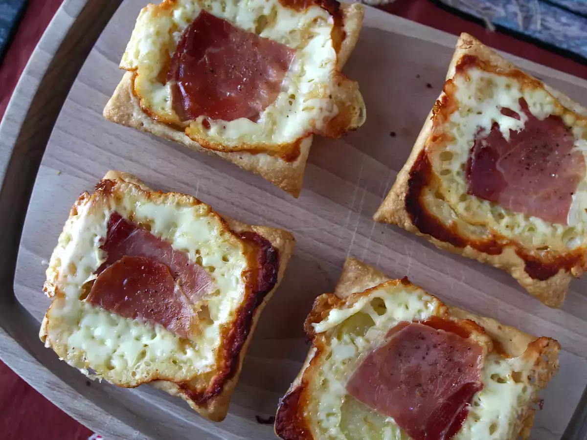 Μικρές τάρτες tatin με γεύση ρακλέτ, σε ατομικές μερίδες - φωτογραφία 2