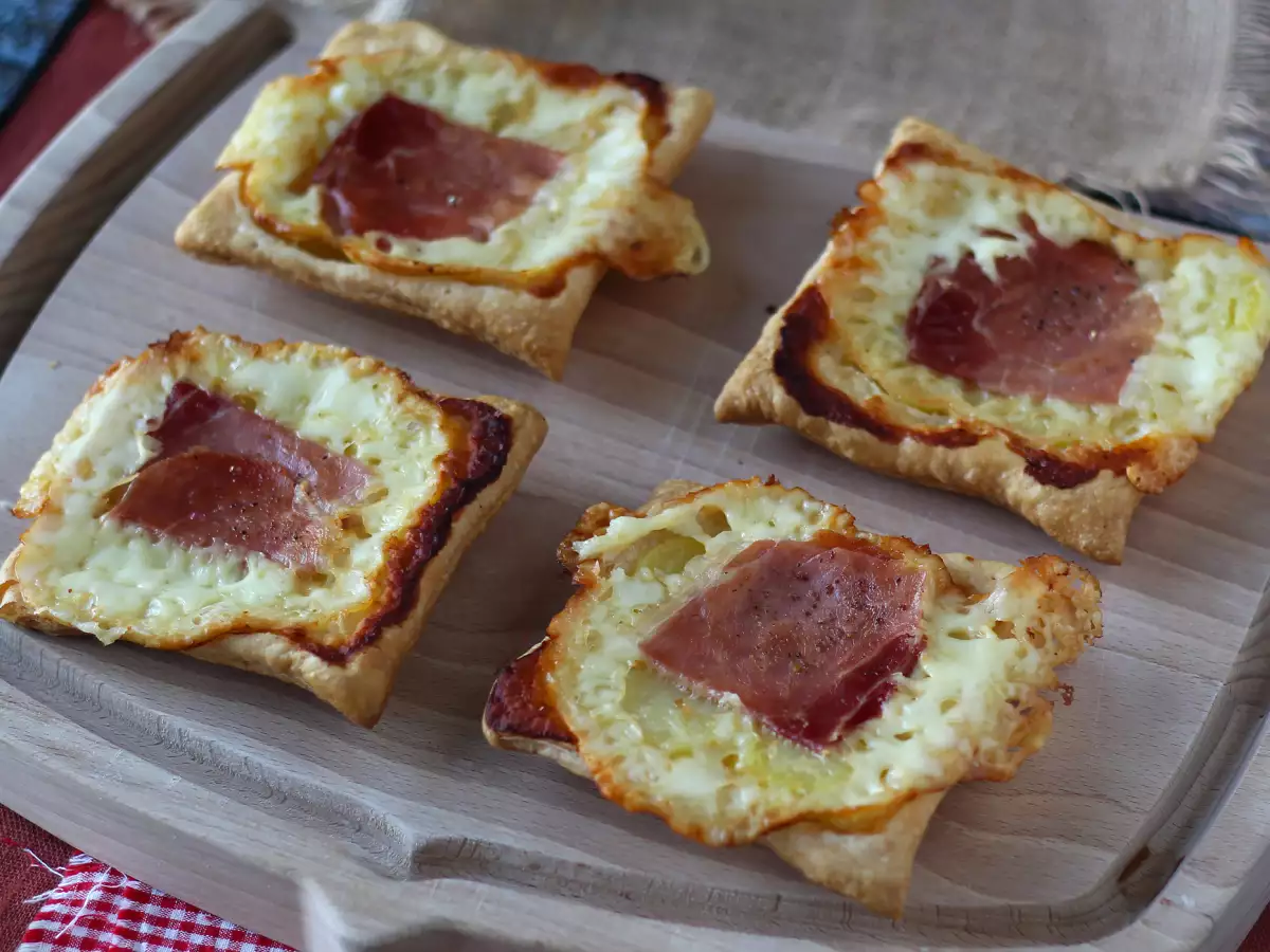 Μικρές τάρτες tatin με γεύση ρακλέτ, σε ατομικές μερίδες - φωτογραφία 4
