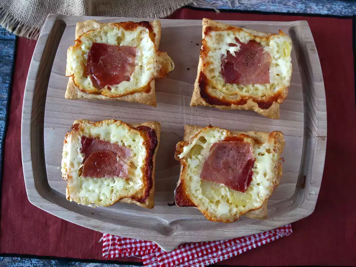Μικρές τάρτες tatin με γεύση ρακλέτ, σε ατομικές μερίδες - φωτογραφία 6