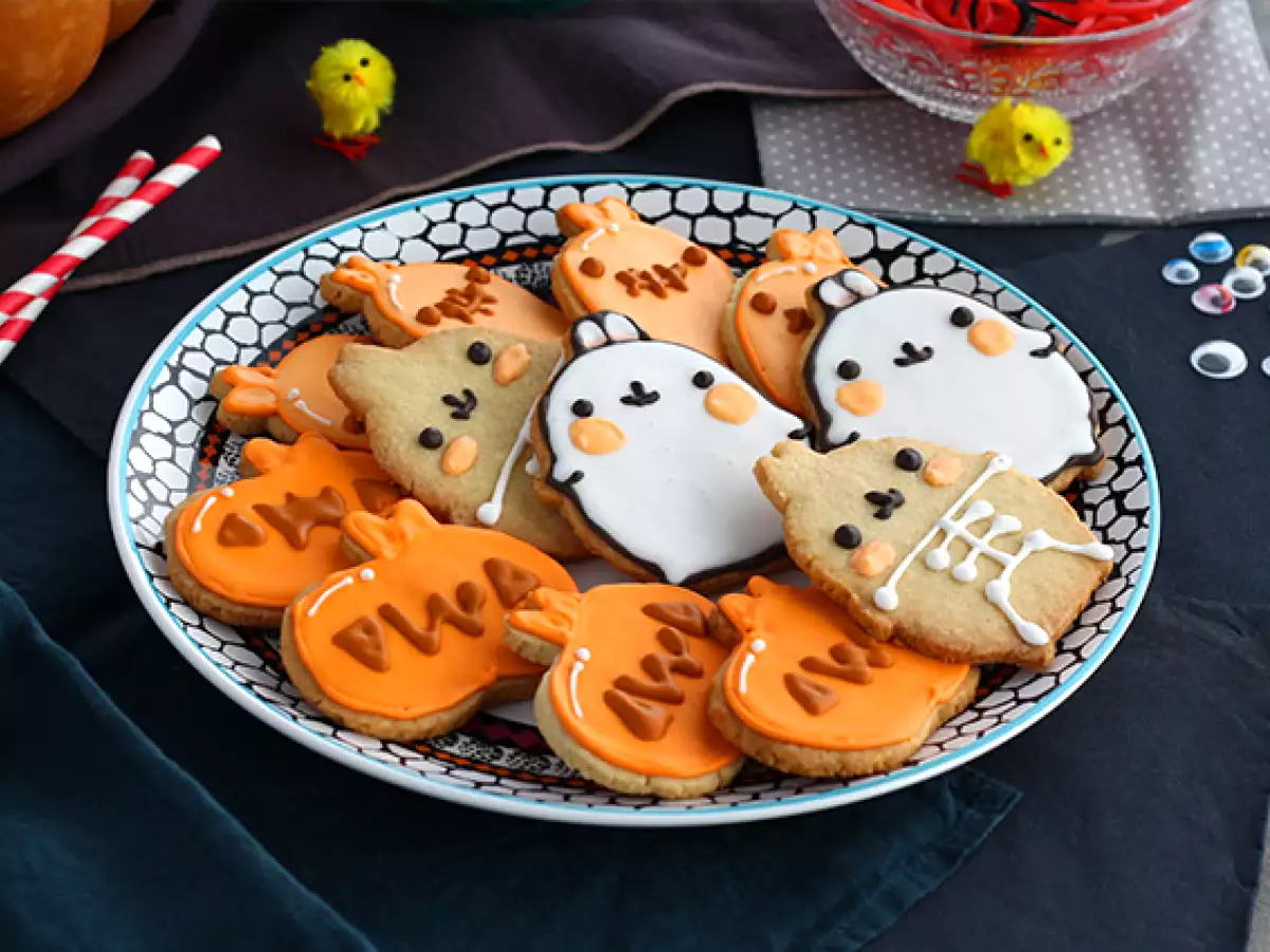 Molang Halloween shortbread - φωτογραφία 2