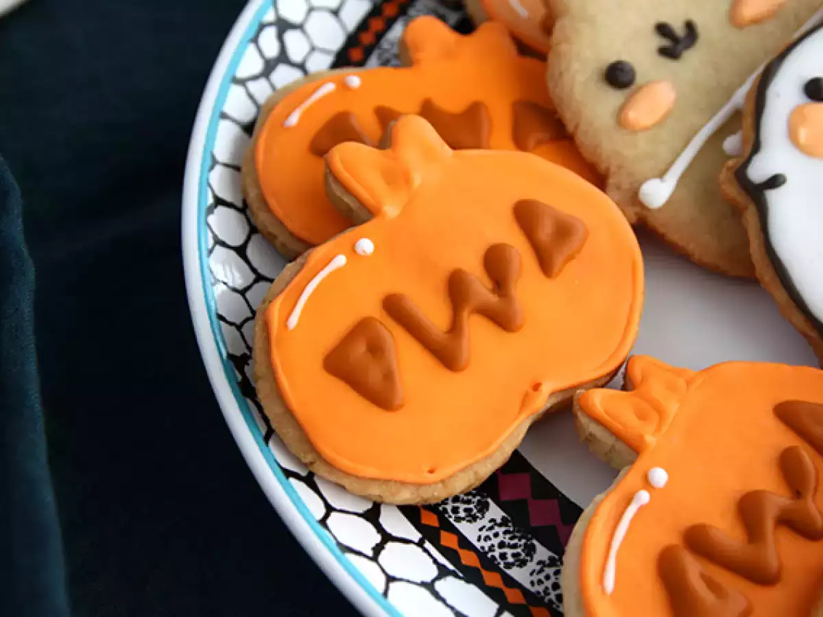 Molang Halloween shortbread - φωτογραφία 3