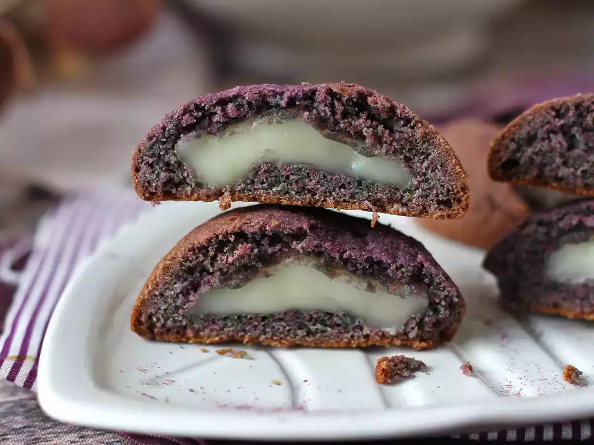 Μπισκότα Mochi με ube - φωτογραφία 2