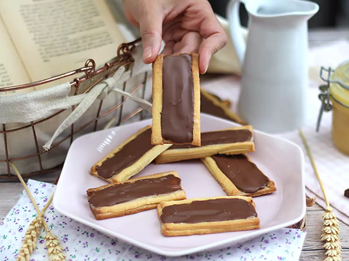 Μπισκότα twix με καραμέλα και σοκολάτα γάλακτος - φωτογραφία 3
