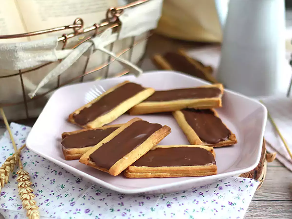 Μπισκότα twix με καραμέλα και σοκολάτα γάλακτος - φωτογραφία 4