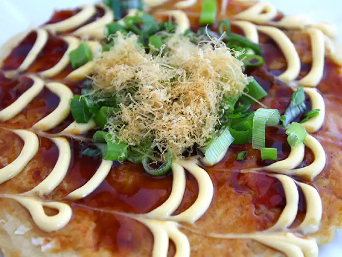 Okonomiyaki - ιαπωνική ομελέτα - φωτογραφία 2