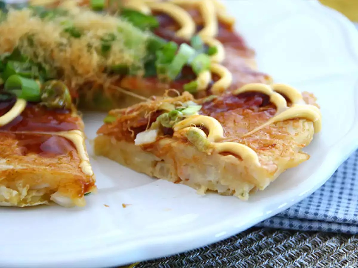 Okonomiyaki - ιαπωνική ομελέτα - φωτογραφία 5