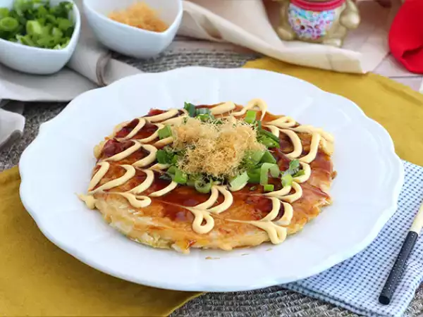 Συνταγή Okonomiyaki - ιαπωνική ομελέτα