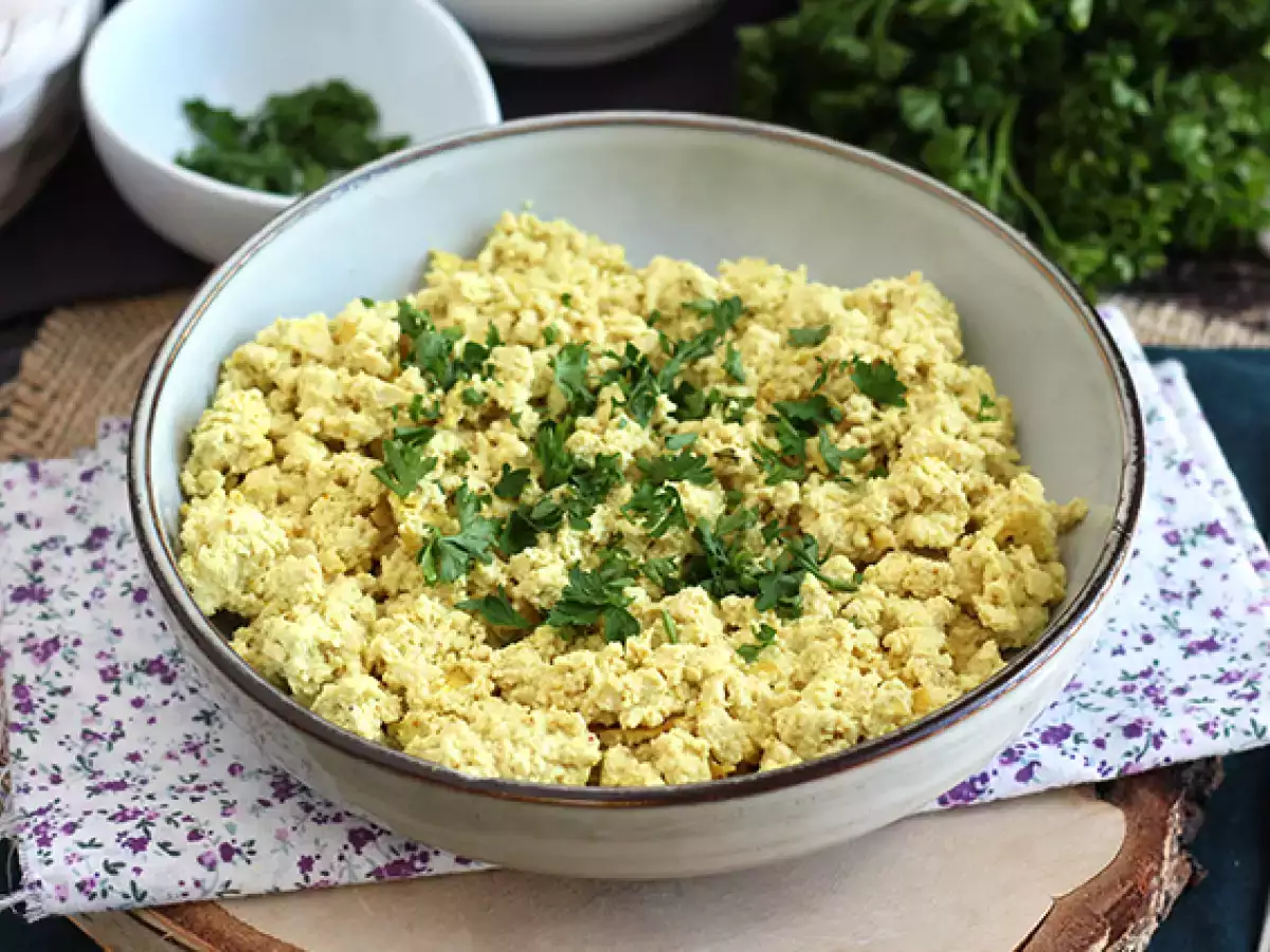 Ομελέτα tofu για να αντικαταστήσετε την ομελέτα σας!