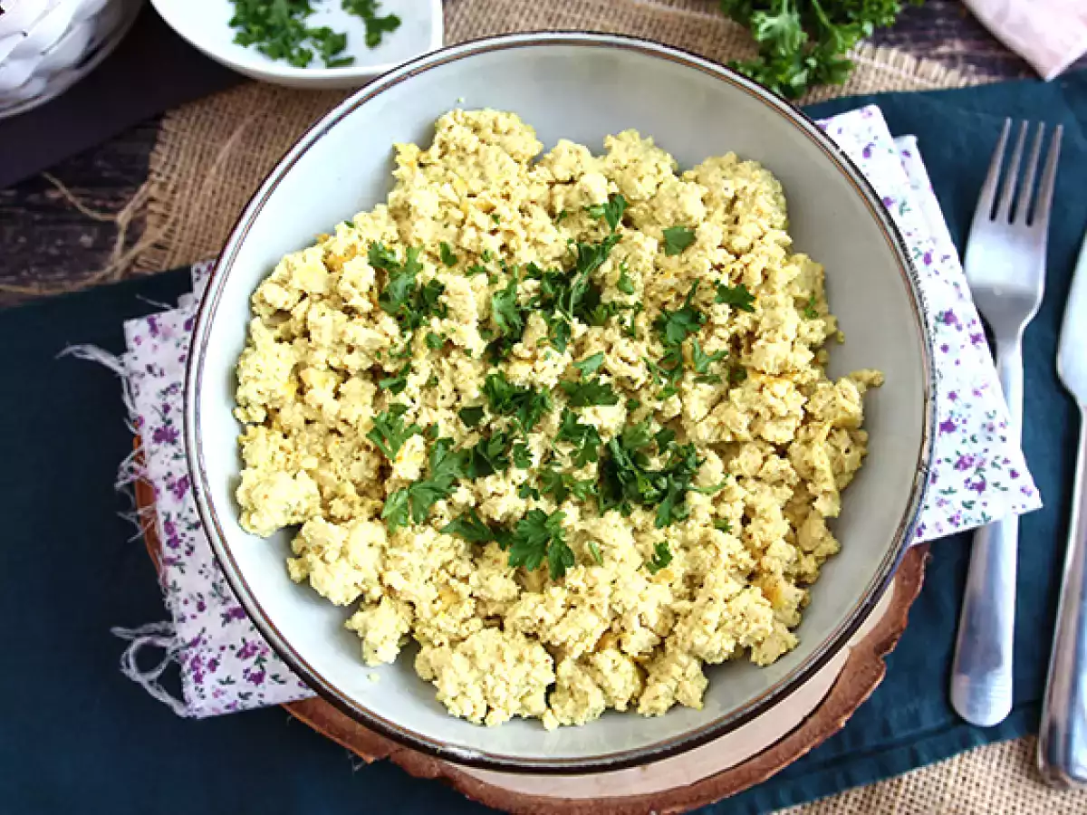 Ομελέτα tofu για να αντικαταστήσετε την ομελέτα σας! - φωτογραφία 4