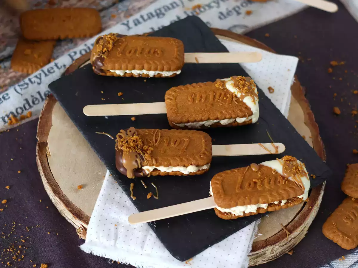 Παγωμένα σάντουιτς με speculoos