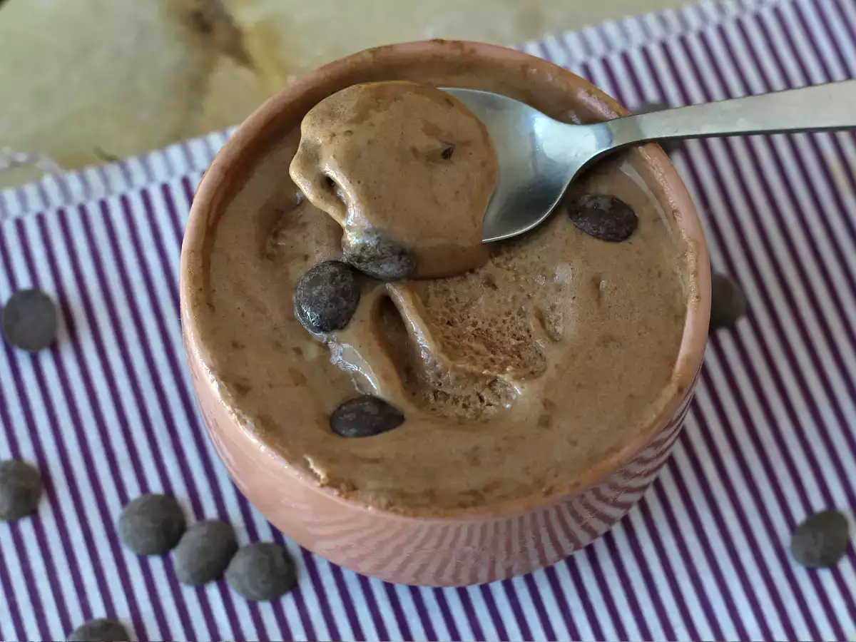 Παγωτό σοκολάτας με σούπερ πρωτεΐνη ορού γάλακτος, έτοιμο σε 5 λεπτά!