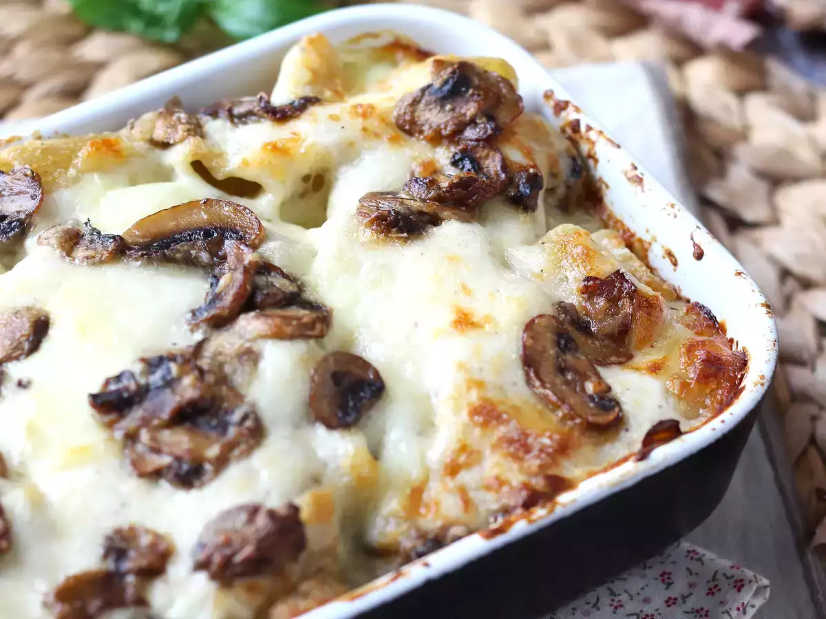 Pasta al forno ai funghi: η τέλεια κρεμώδης και χορταστική συνταγή για το φθινόπωρο - φωτογραφία 2