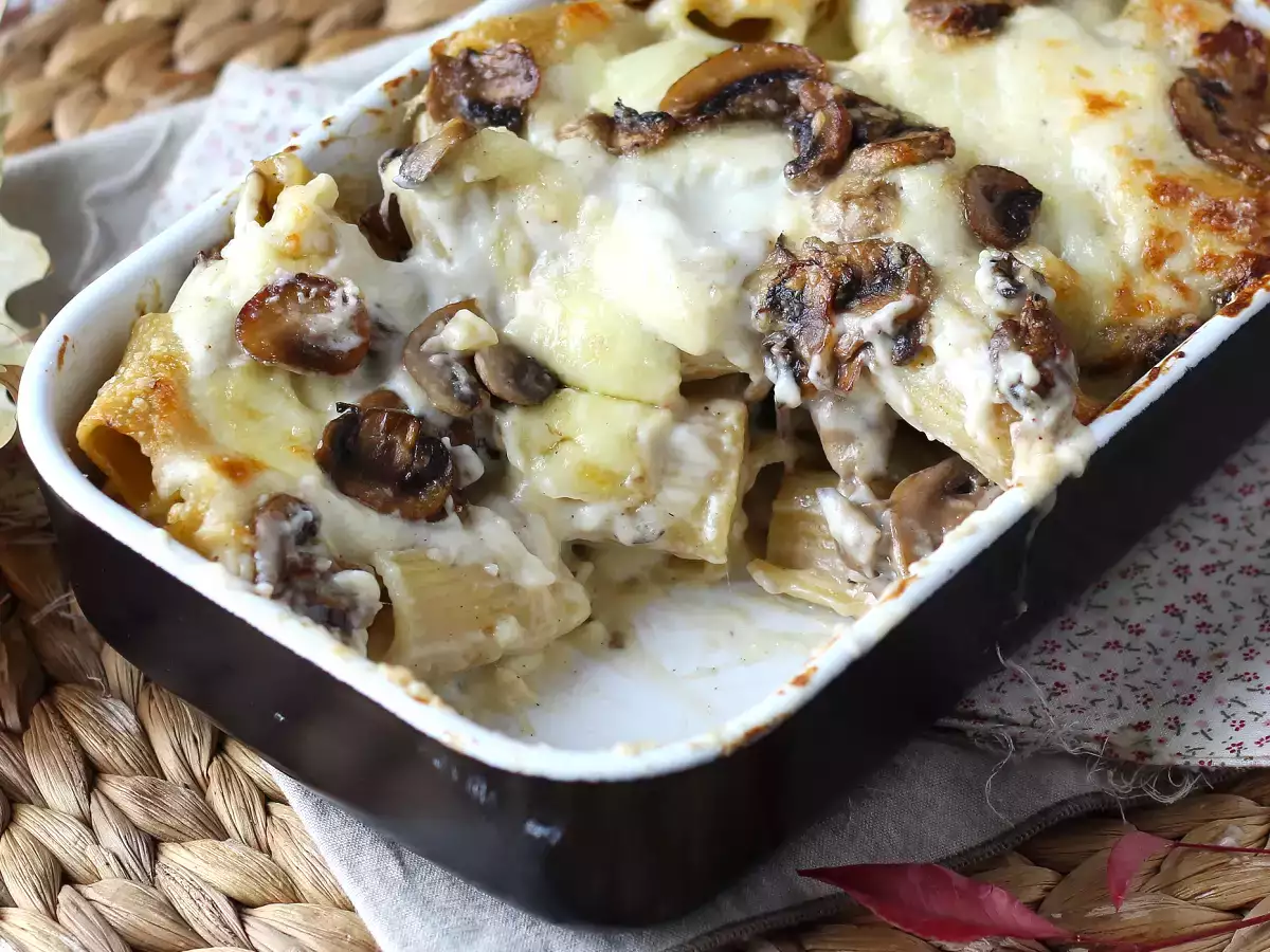Pasta al forno ai funghi: η τέλεια κρεμώδης και χορταστική συνταγή για το φθινόπωρο - φωτογραφία 3