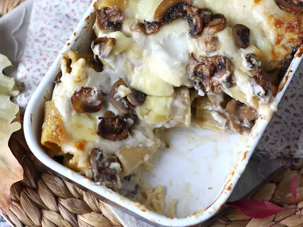 Pasta al forno ai funghi: η τέλεια κρεμώδης και χορταστική συνταγή για το φθινόπωρο - φωτογραφία 5