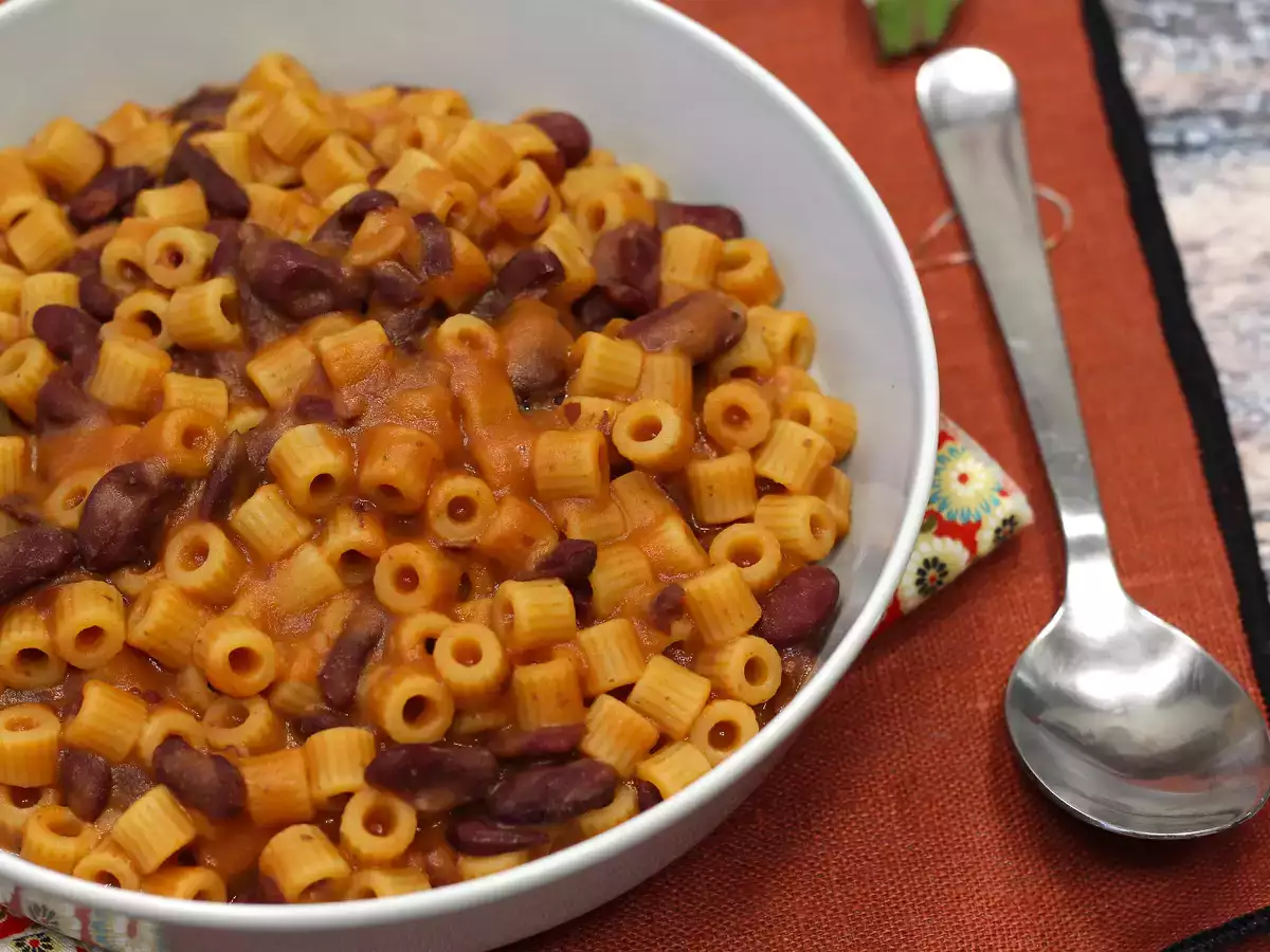 Pasta e fagioli, η γρήγορη και κρεμώδης συνταγή - φωτογραφία 2