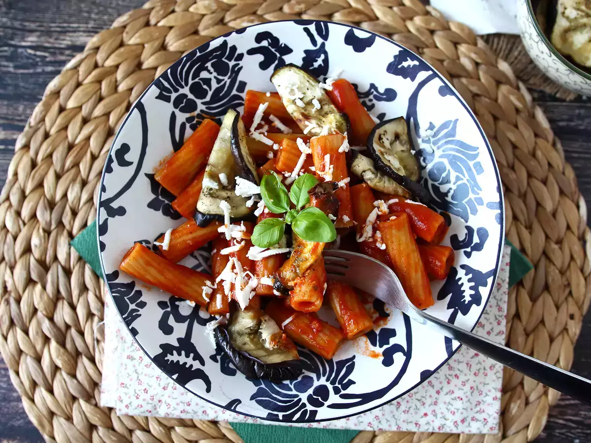 Pasta Siciliana με μελιτζάνα, η εύκολη και ελαφριά εκδοχή - Pasta alla Norma - φωτογραφία 3