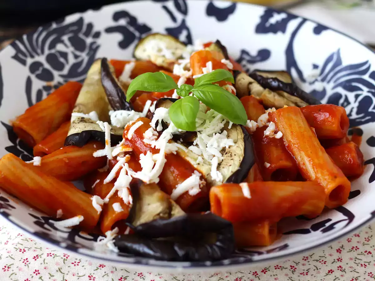 Pasta Siciliana με μελιτζάνα, η εύκολη και ελαφριά εκδοχή - Pasta alla Norma - φωτογραφία 5