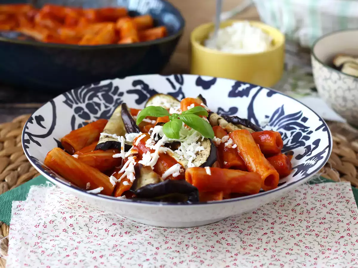 Pasta Siciliana με μελιτζάνα, η εύκολη και ελαφριά εκδοχή - Pasta alla Norma - φωτογραφία 6
