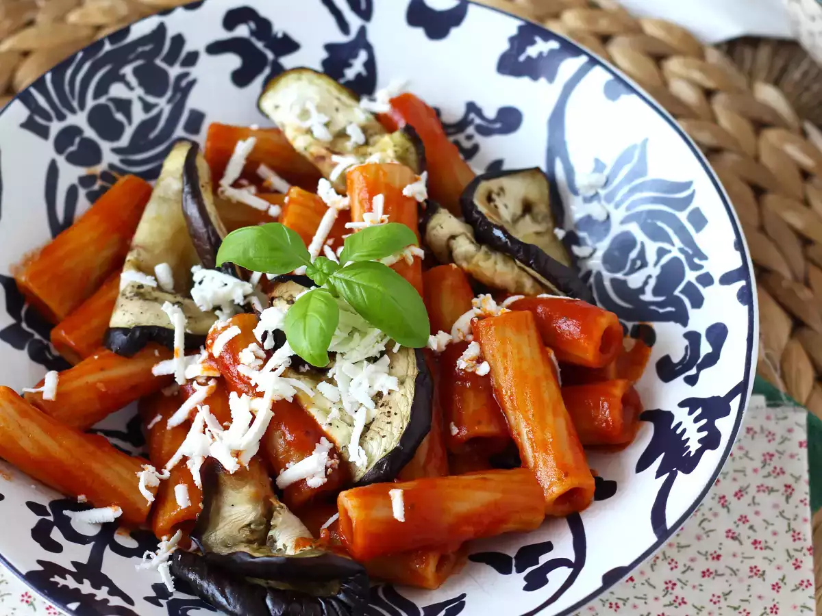 Pasta Siciliana με μελιτζάνα, η εύκολη και ελαφριά εκδοχή - Pasta alla Norma - φωτογραφία 7
