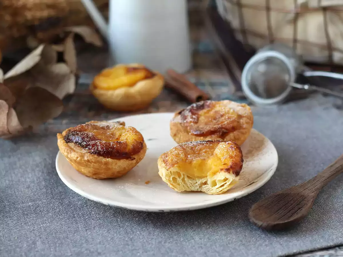 Pastéis de nata σε φριτέζα αέρος. Η γρήγορη και εύκολη συνταγή για το παραδοσιακό πορτογαλικό γλυκό. - φωτογραφία 2
