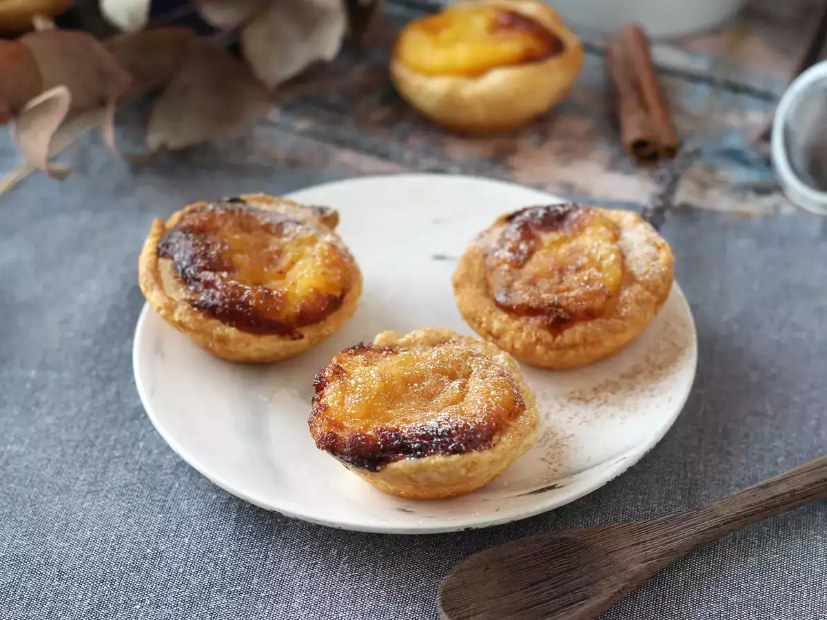 Pastéis de nata σε φριτέζα αέρος. Η γρήγορη και εύκολη συνταγή για το παραδοσιακό πορτογαλικό γλυκό. - φωτογραφία 5
