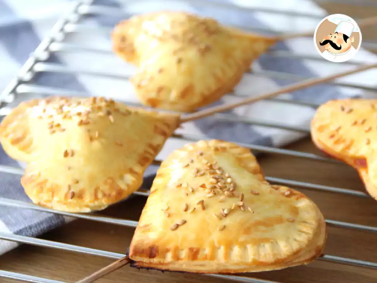 Pie Pops σε σχήμα καρδιάς για την Ημέρα του Αγίου Βαλεντίνου - φωτογραφία 2