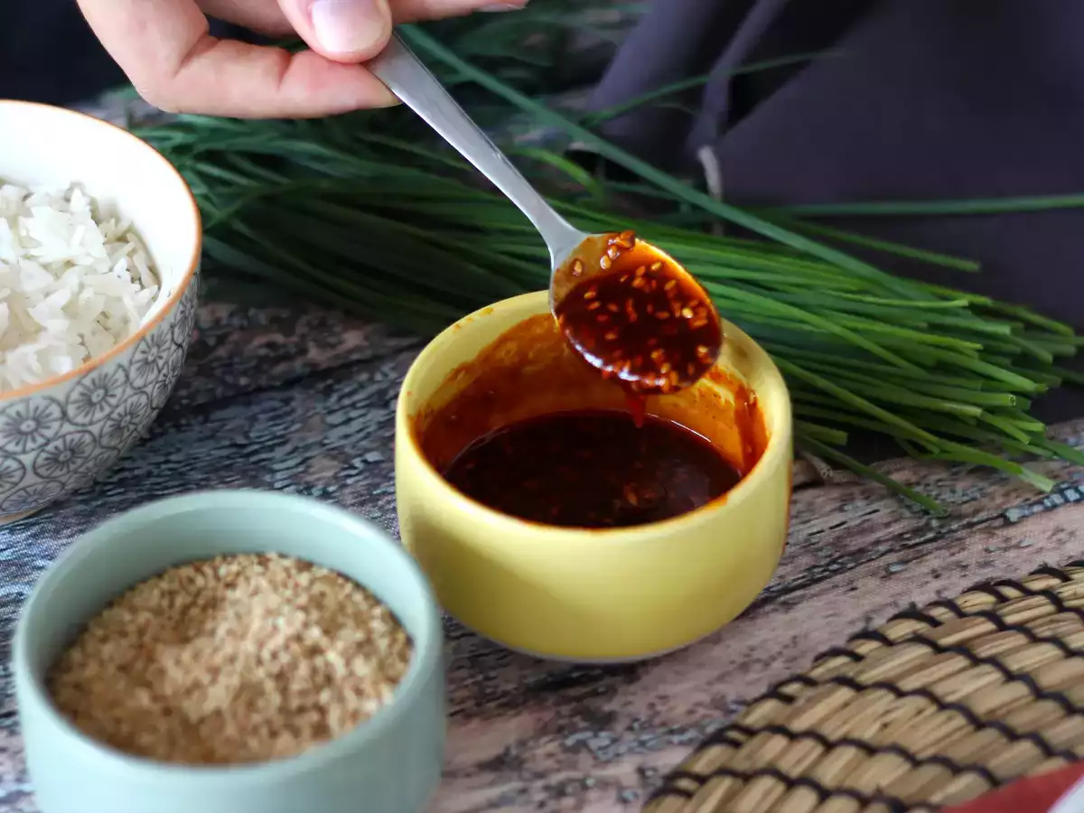 Πικάντικη κορεατική σάλτσα gochujang για Bibimbap - φωτογραφία 3