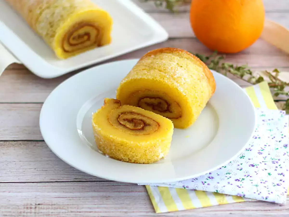 Πορτογαλικό κέικ με πορτοκάλι - Torta de laranja