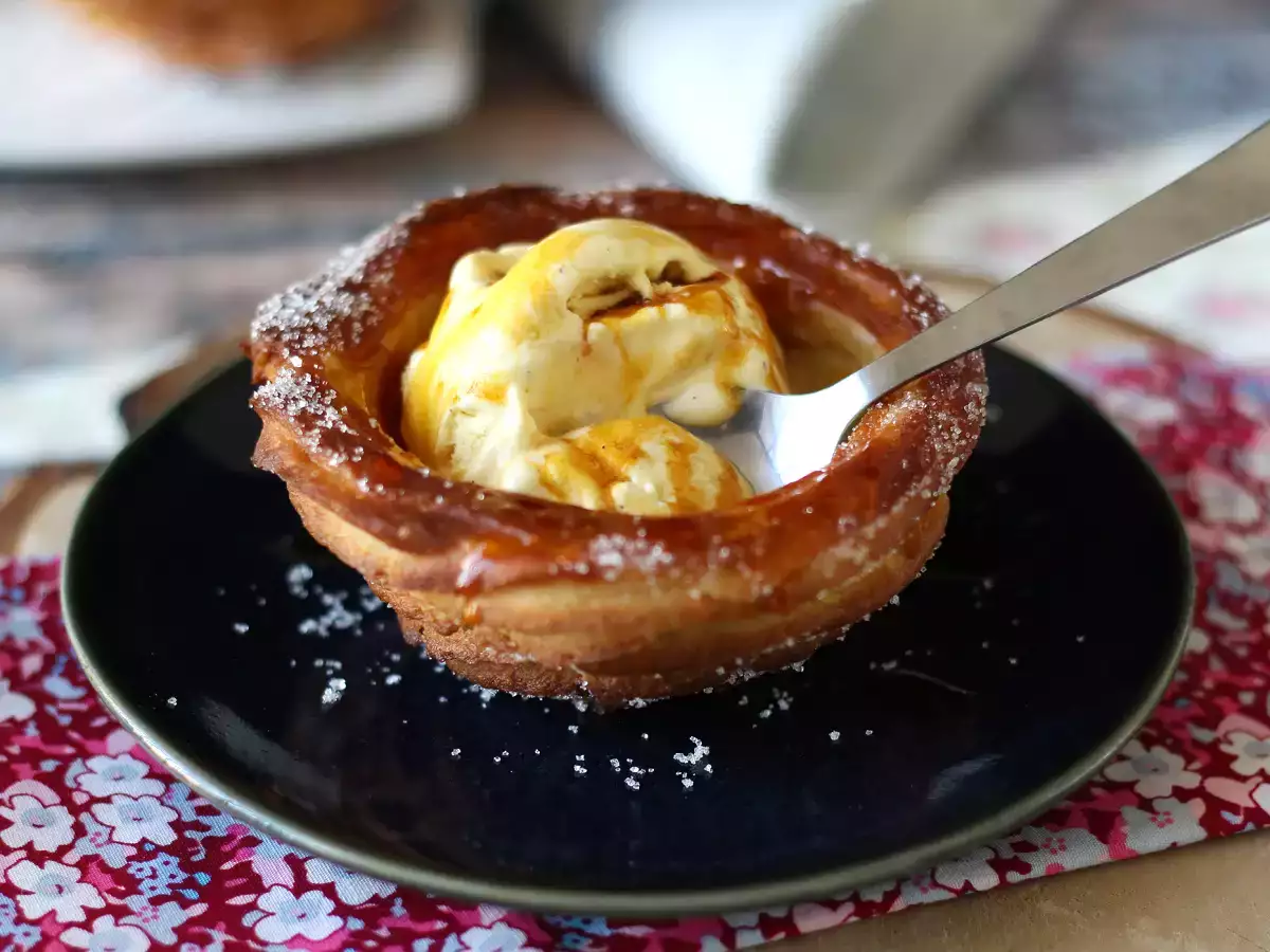 Ψημένα churros σε σχήμα μπολ για γενναιόδωρη επικάλυψη - φωτογραφία 4