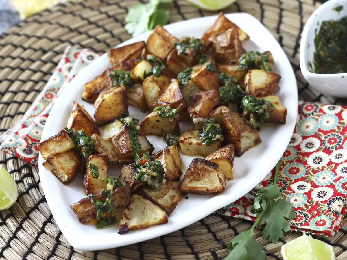Ψητές πατάτες με chimichurri - φωτογραφία 4