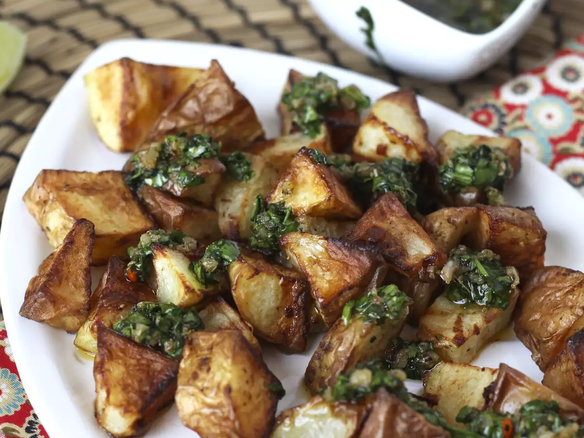 Ψητές πατάτες με chimichurri - φωτογραφία 5