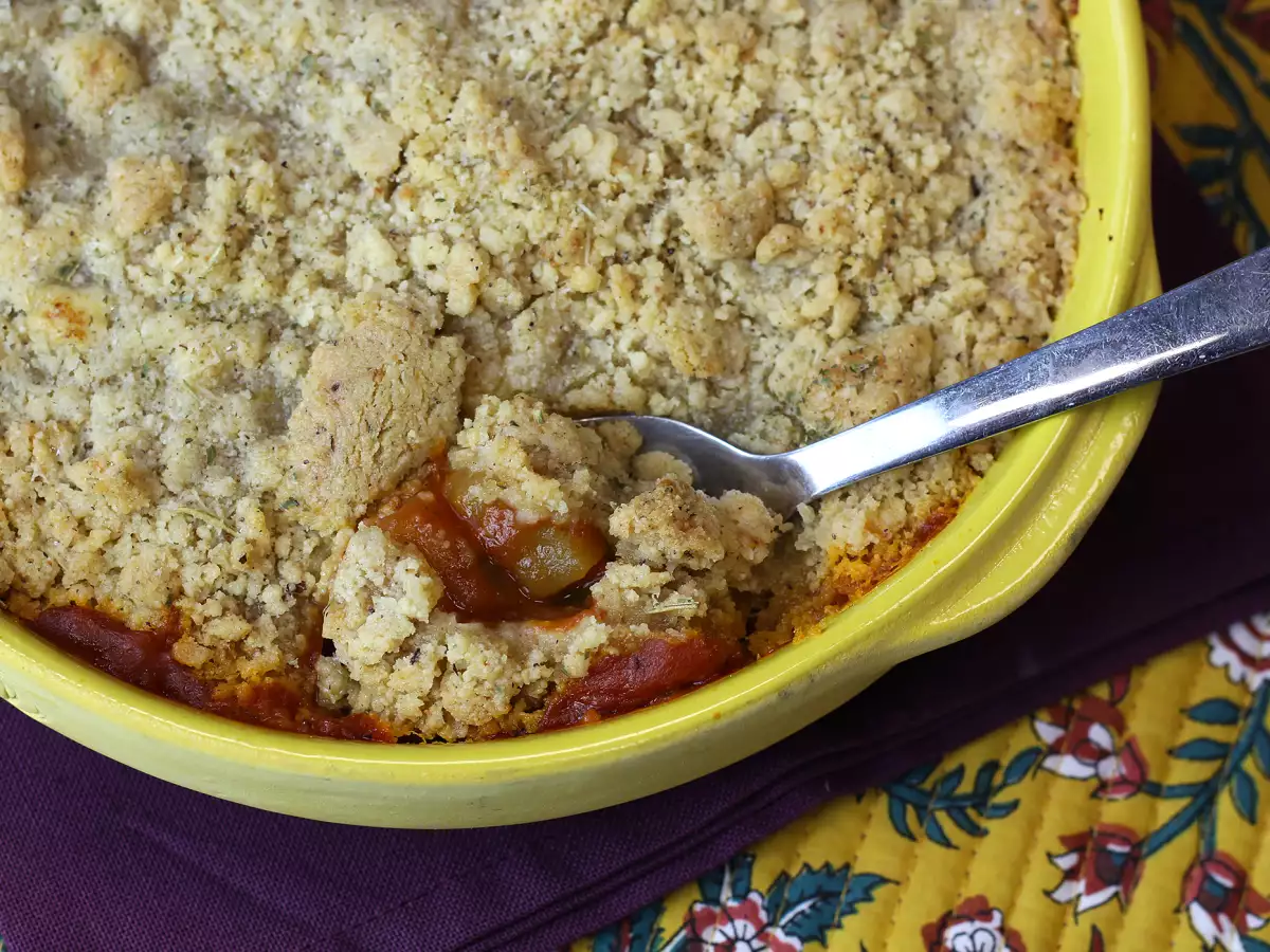 Ratatouille crumble, ένα γρήγορο και εύκολο πιάτο που θα λατρέψετε! - φωτογραφία 3