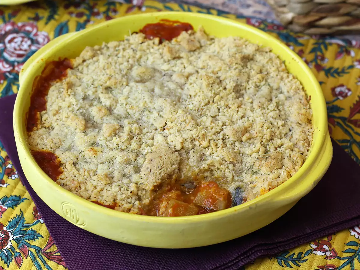 Ratatouille crumble, ένα γρήγορο και εύκολο πιάτο που θα λατρέψετε! - φωτογραφία 4