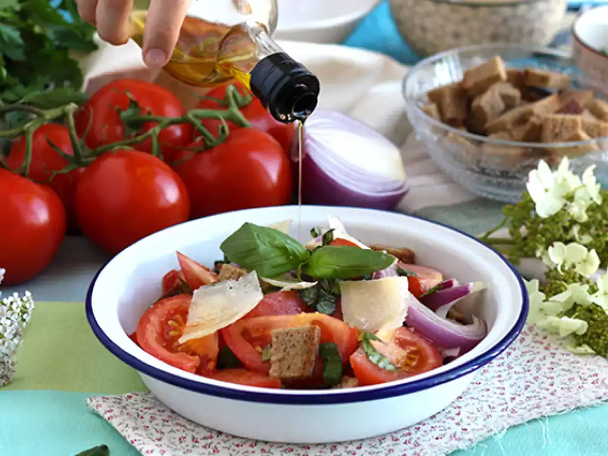 Σαλάτα Panzanella - φωτογραφία 2