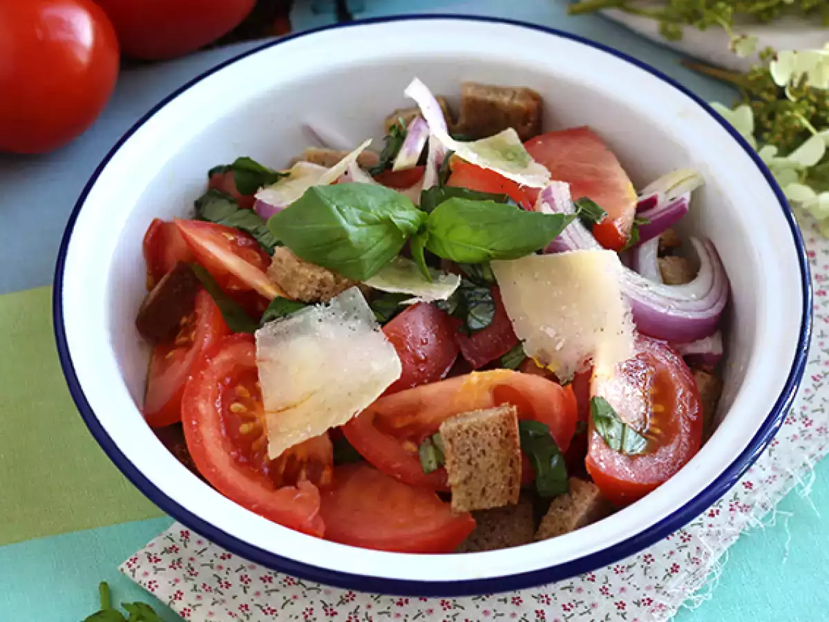 Σαλάτα Panzanella - φωτογραφία 5