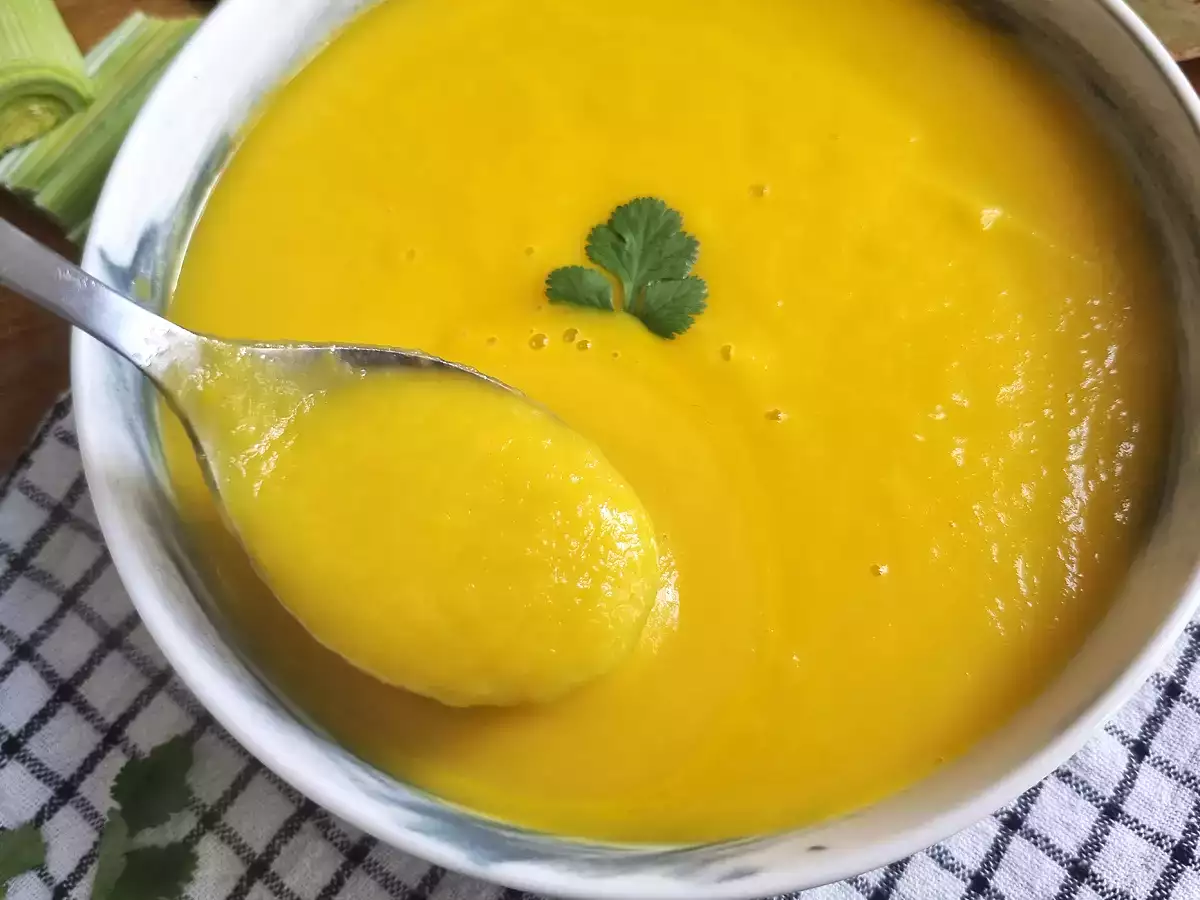 Σούπα λαχανικών με Thermomix - φωτογραφία 4
