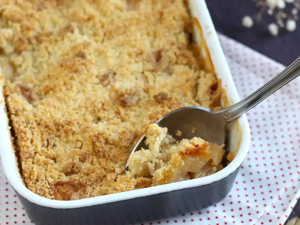 Σούπερ εύκολο μήλο crumble - φωτογραφία 2