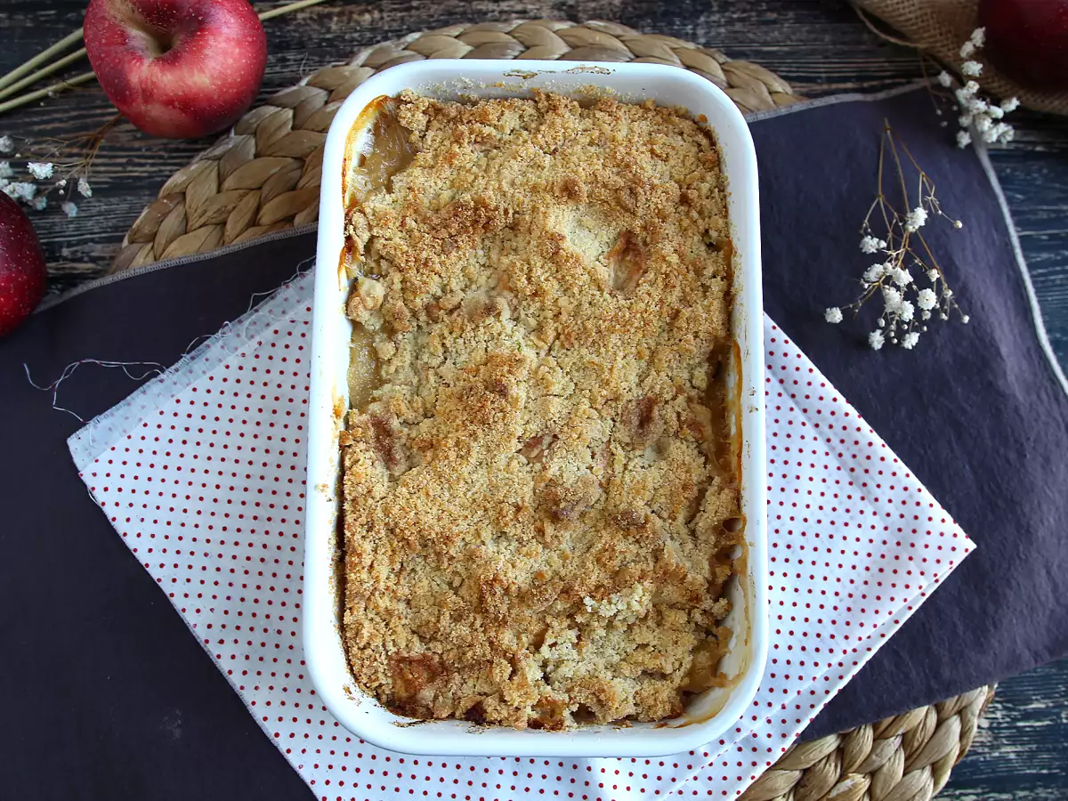 Σούπερ εύκολο μήλο crumble - φωτογραφία 3