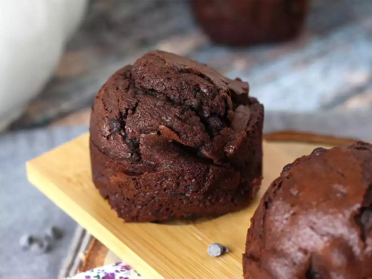 Τα καλύτερα muffins σοκολάτας: τεράστια και υγρά - φωτογραφία 3