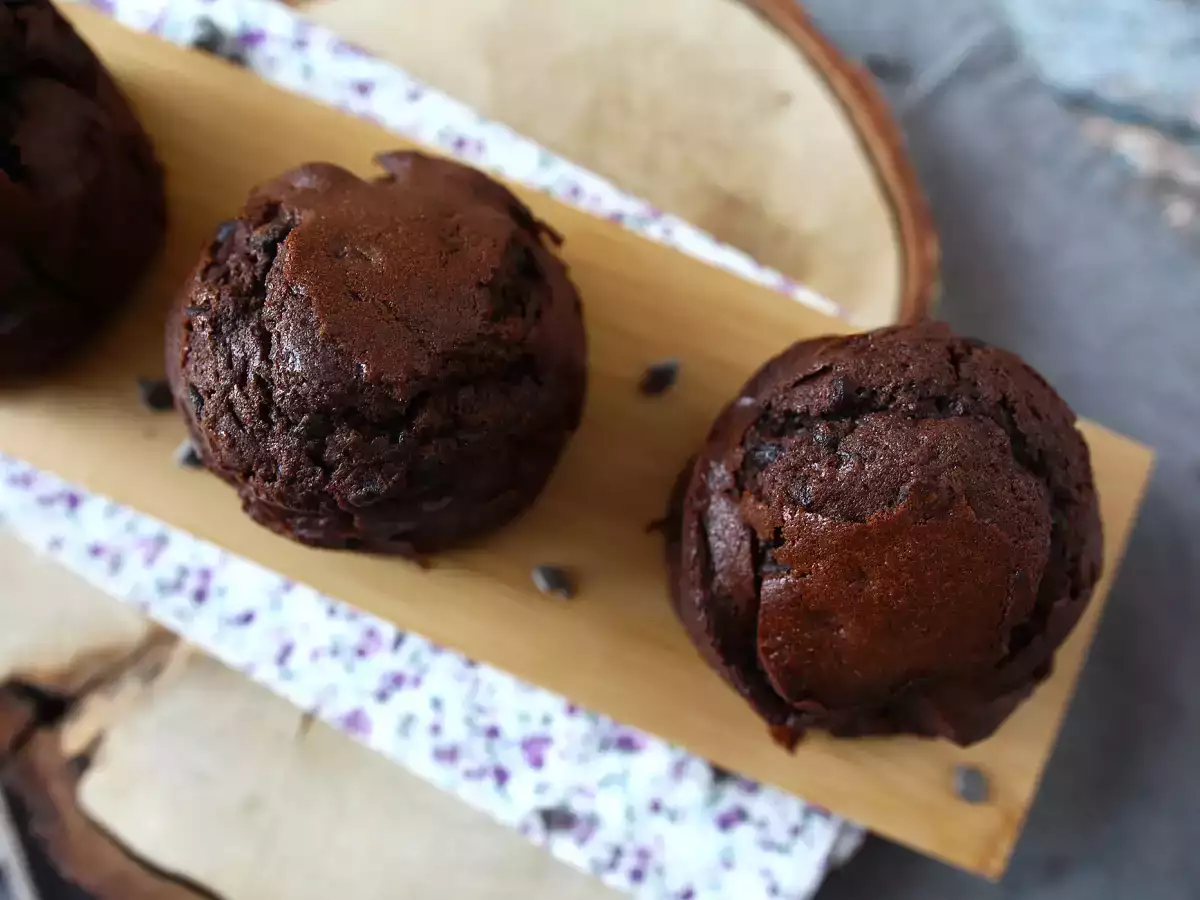 Τα καλύτερα muffins σοκολάτας: τεράστια και υγρά - φωτογραφία 4